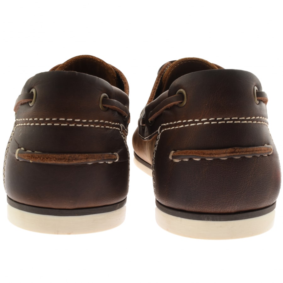 Alternative Image for ProductBarbour Leather Capstan Deck Shoes Brown2